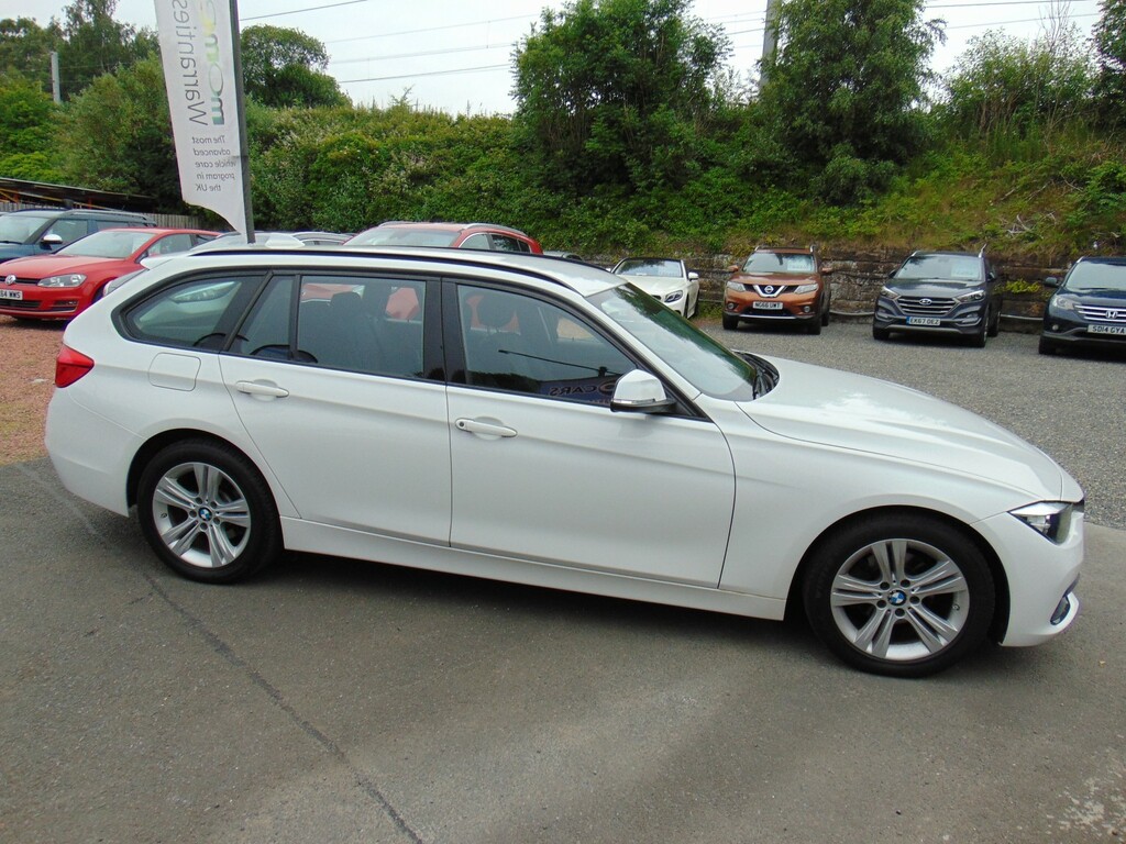 BMW 3 Series 2.0 318D Sport Touring Mot June 2027 Only 6388 White #3