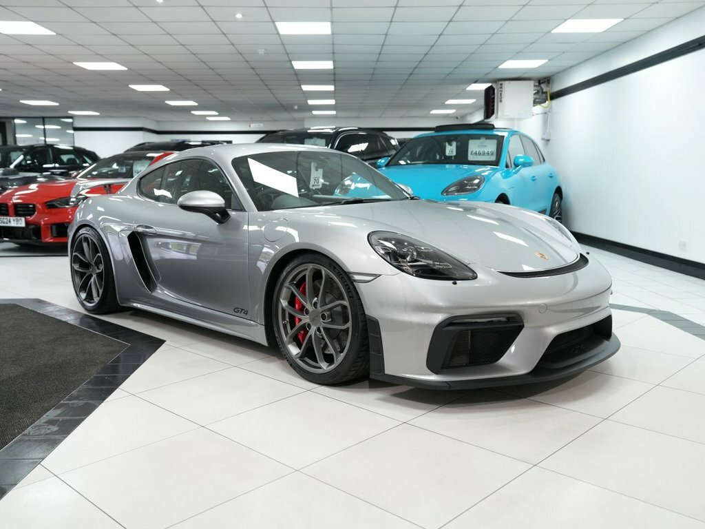 Porsche 718 Cayman 4L Gt4 Silver