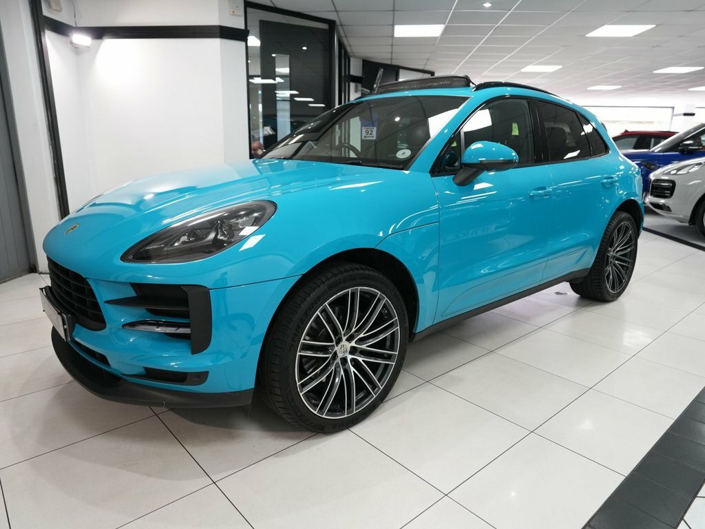Porsche Macan Suv Blue #4