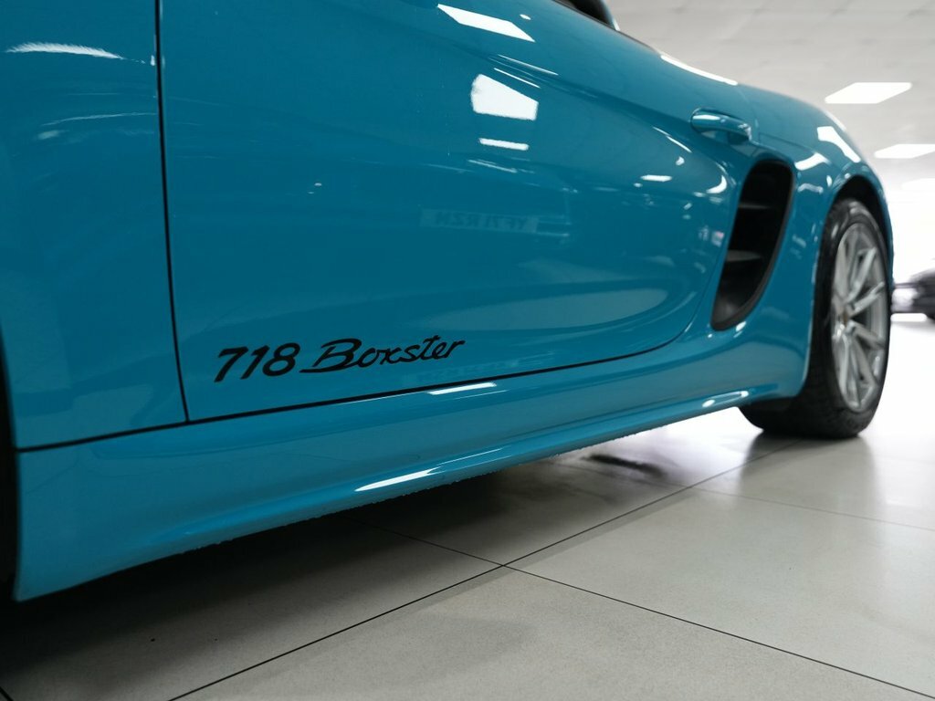 Porsche 718 Boxster Convertible Blue #6