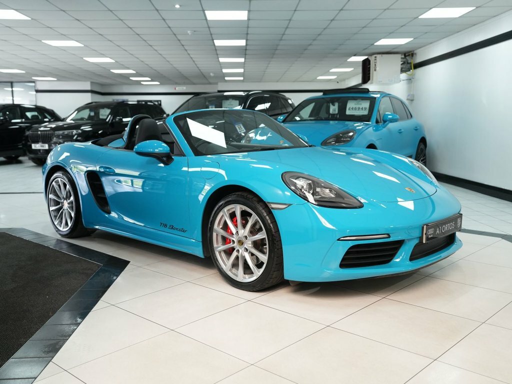 Porsche 718 Boxster Convertible Blue