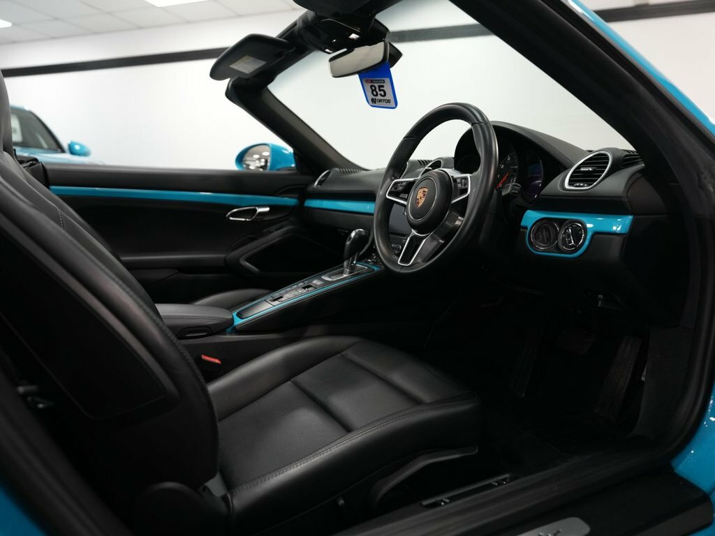Porsche 718 Boxster Convertible Blue #3