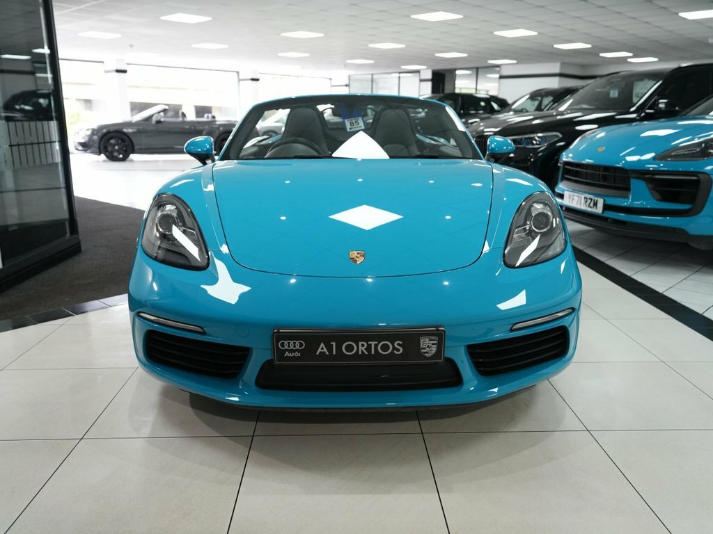 Porsche 718 Boxster Convertible Blue #2