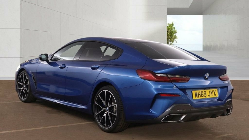 BMW 8 Series Gran Coupe Saloon Blue #4