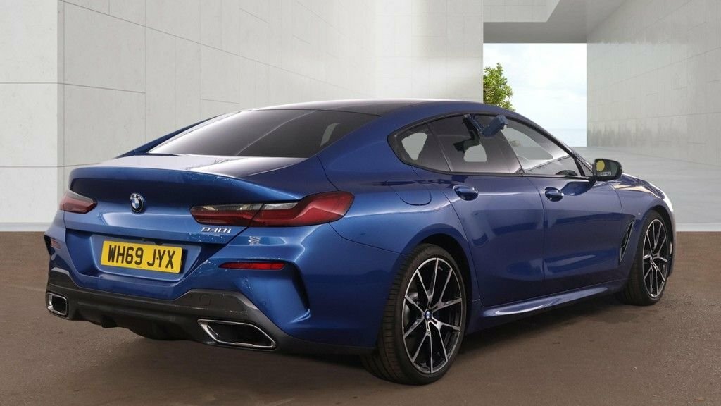 BMW 8 Series Gran Coupe Saloon Blue #3