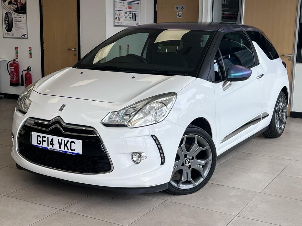 Citroen DS3 Hatchback 1.6 E-hdi Airdream Dstyle Plus 201414 GF14VKC White #3