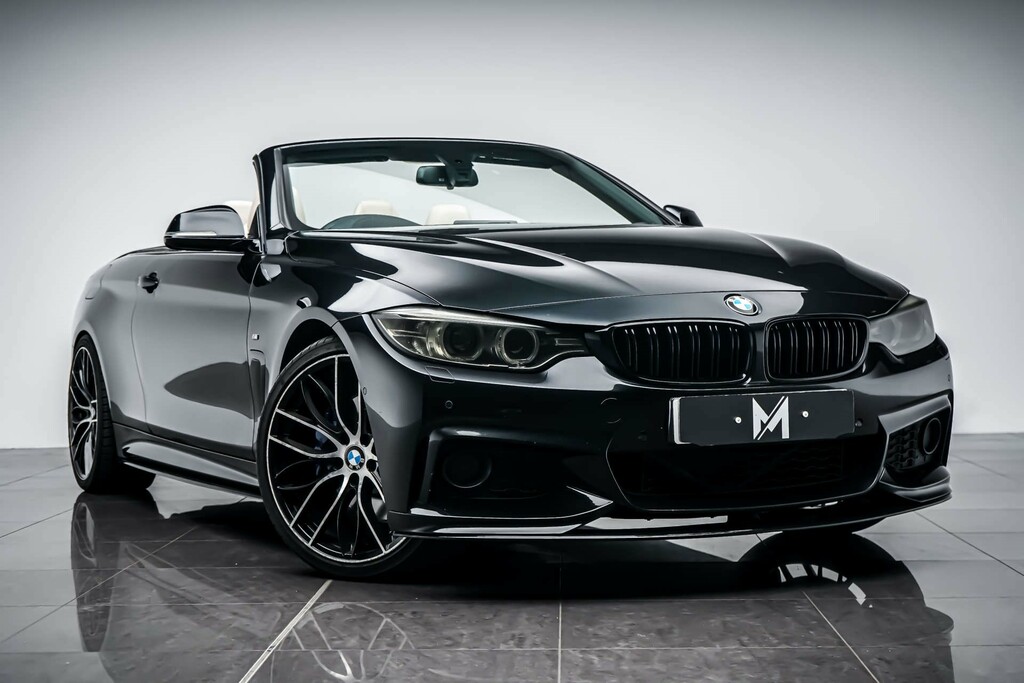 BMW 4 Series M Sport Convertible White #1