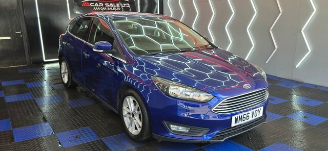 Ford Focus 1.0T Ecoboost Zetec Hatchback Eu WM66VOY Blue #3