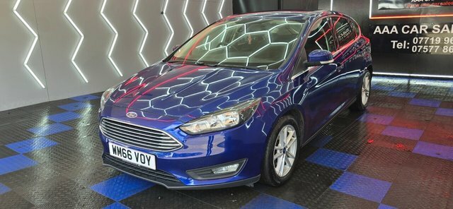 Ford Focus 1.0T Ecoboost Zetec Hatchback Eu WM66VOY Blue #5