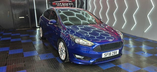 Ford Focus 1.0T Ecoboost St-line Hatchback Blue #3
