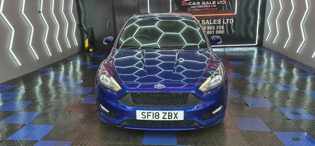 Ford Focus 1.0T Ecoboost St-line Hatchback Blue #4