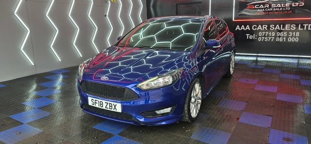 Ford Focus 1.0T Ecoboost St-line Hatchback Blue #5