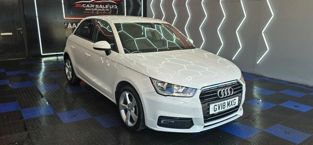 Audi A1 1.0 Tfsi Sport Sportback Euro 6 GV18MXG White #3