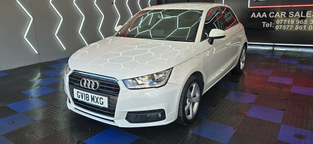 Audi A1 1.0 Tfsi Sport Sportback Euro 6 GV18MXG White #5