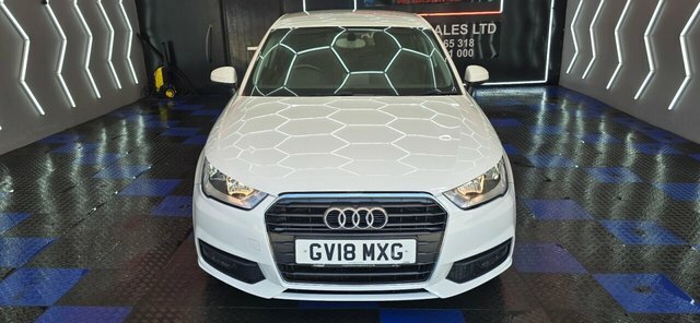 Audi A1 1.0 Tfsi Sport Sportback Euro 6 GV18MXG White #4