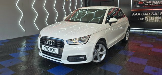 Audi A1 1.0 Tfsi Sport Sportback Euro 6 GV18MXG White #2