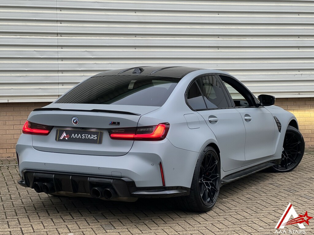 BMW M3 Saloon 3.0 Biturbo Competition Steptronic M Xdrive OV72HFJ Grey #3