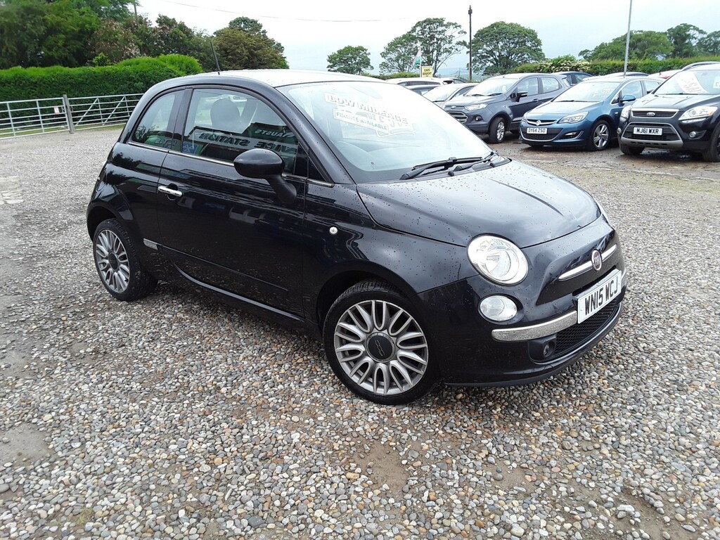 Fiat 500 Hatchback 1.2 500 1.2 69Hp Lounge 2015 2015 WN15WCJ Black