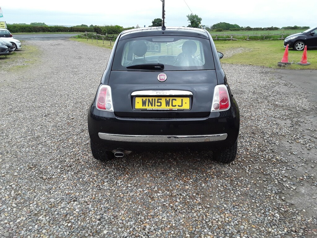 Fiat 500 Hatchback 1.2 500 1.2 69Hp Lounge 2015 2015 WN15WCJ Black #6