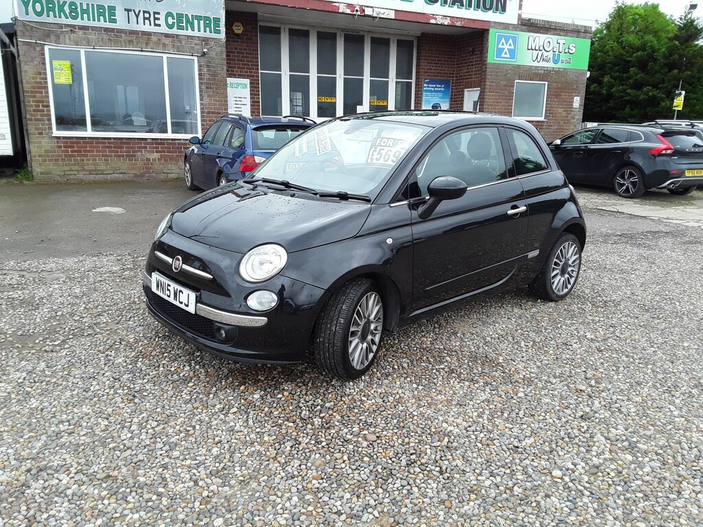 Fiat 500 Hatchback 1.2 500 1.2 69Hp Lounge 2015 2015 WN15WCJ Black #3