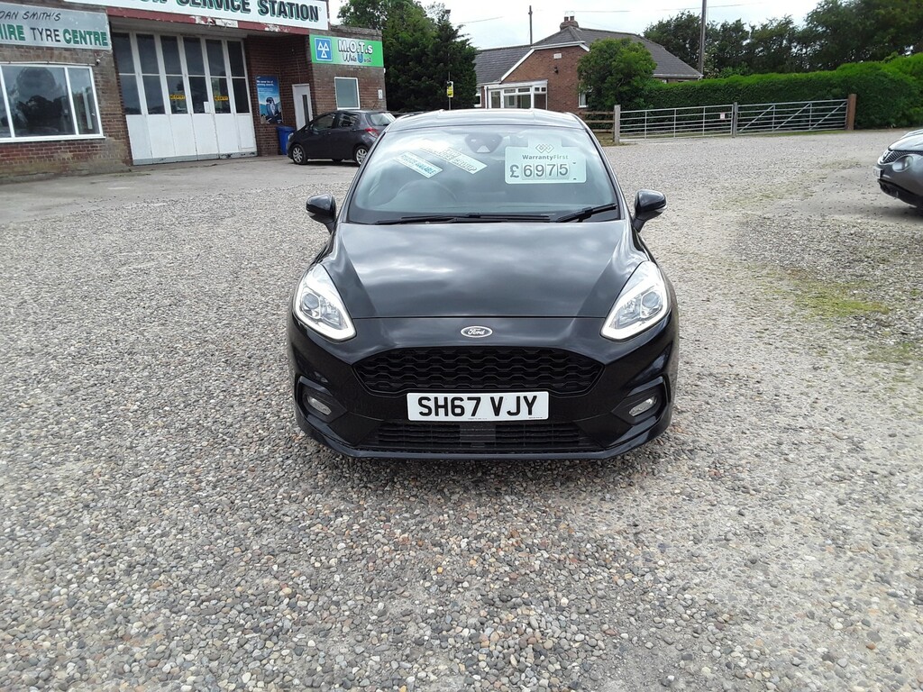Ford Fiesta Hatchback 1.0 T Ecoboost St-line 2017 SH67VJY Black #2