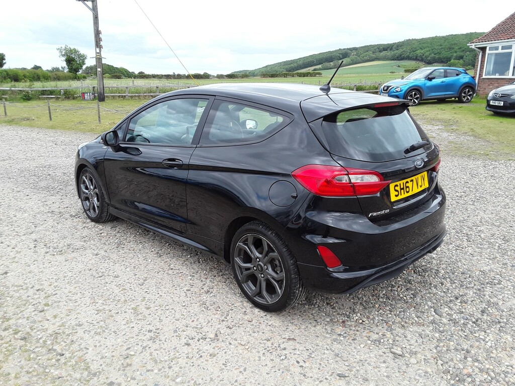 Ford Fiesta Hatchback 1.0 T Ecoboost St-line 2017 SH67VJY Black #5