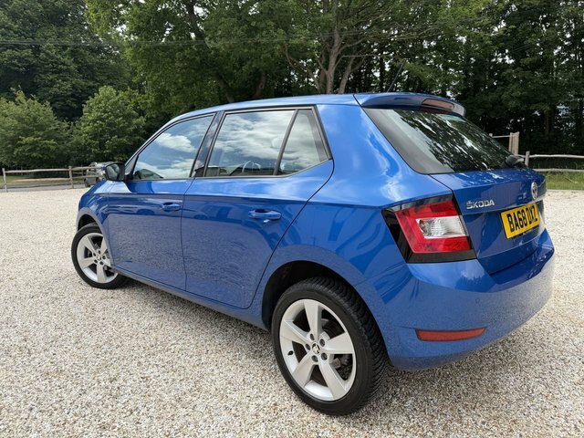 Skoda Fabia 1.0 Tsi Se L Hatchback Euro 6 S BA68DXZ Blue #3