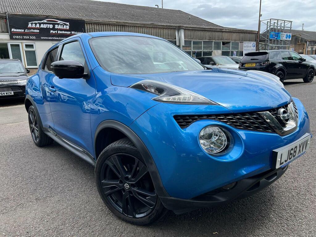 Nissan Juke Suv 1.6 Tekna Xtron Euro 6 201868 LJ68XVV Blue #3