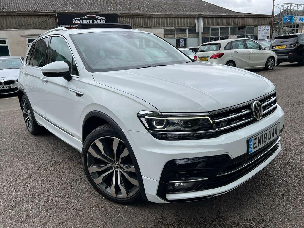 Volkswagen Tiguan 2.0 Tsi R-line Dsg 4Motion Euro 6 Ss EN18UAA White #4