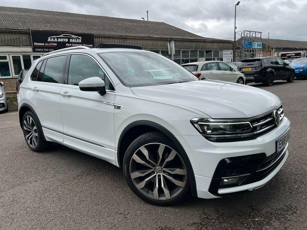 Volkswagen Tiguan 2.0 Tsi R-line Dsg 4Motion Euro 6 Ss EN18UAA White #5