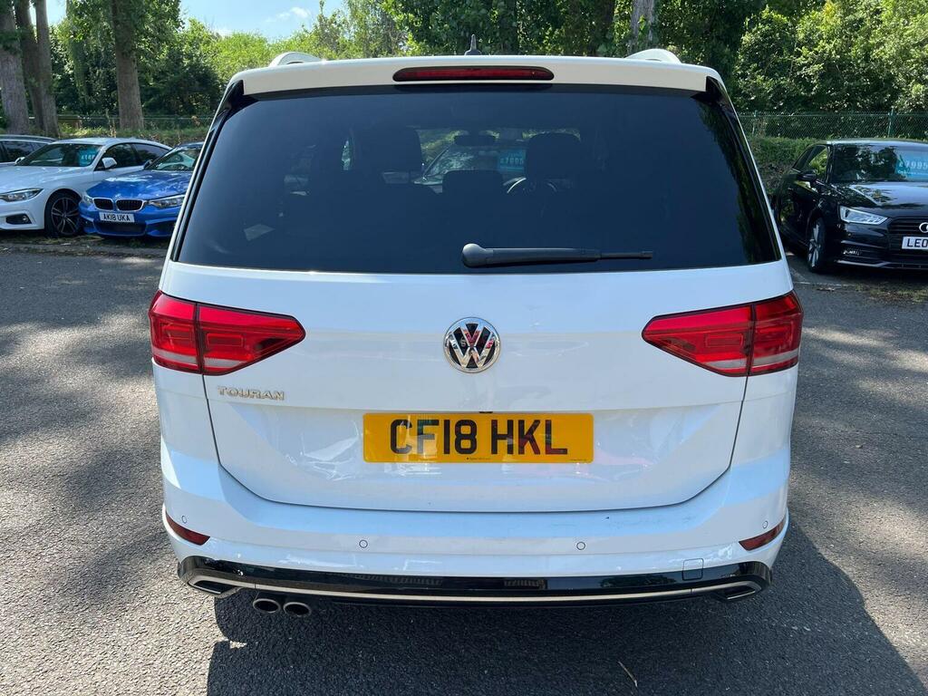 Volkswagen Touran 2.0 Tdi R-line Dsg Euro 6 Ss White #6