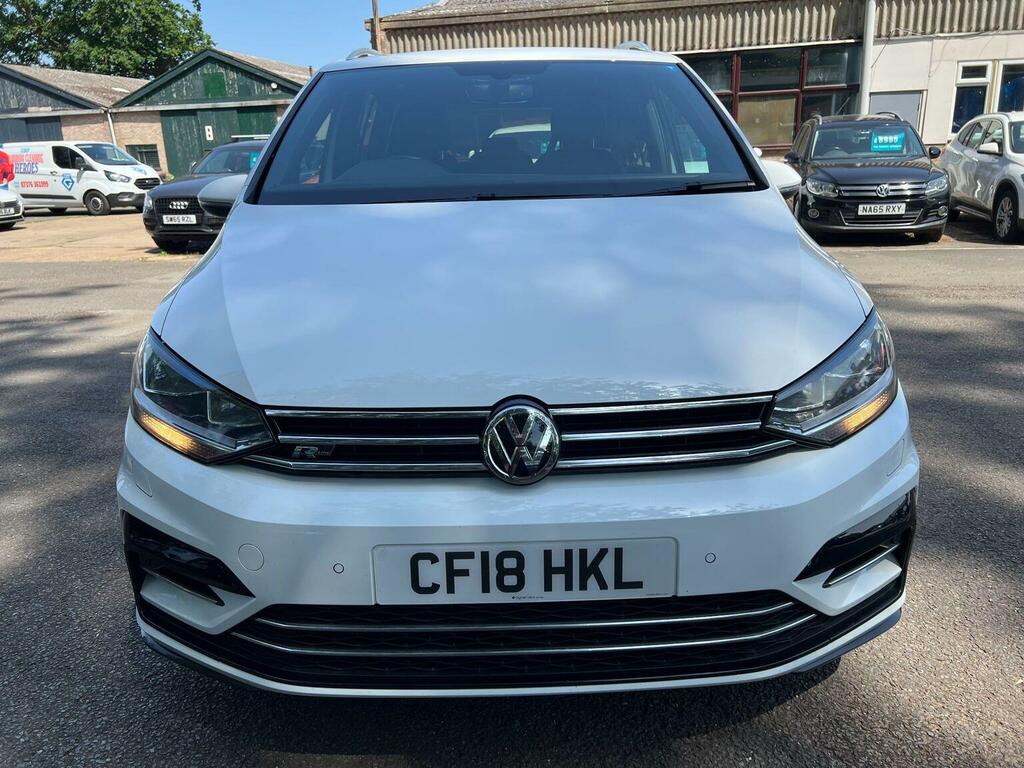 Volkswagen Touran 2.0 Tdi R-line Dsg Euro 6 Ss White #2