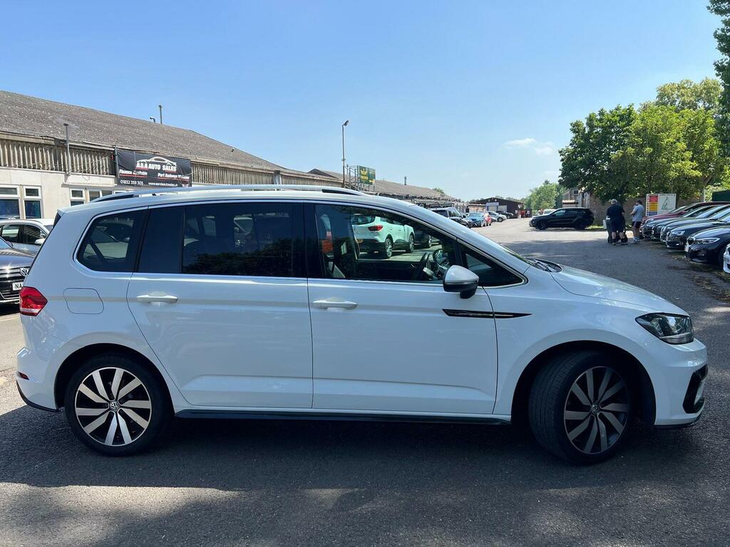 Volkswagen Touran 2.0 Tdi R-line Dsg Euro 6 Ss White #4