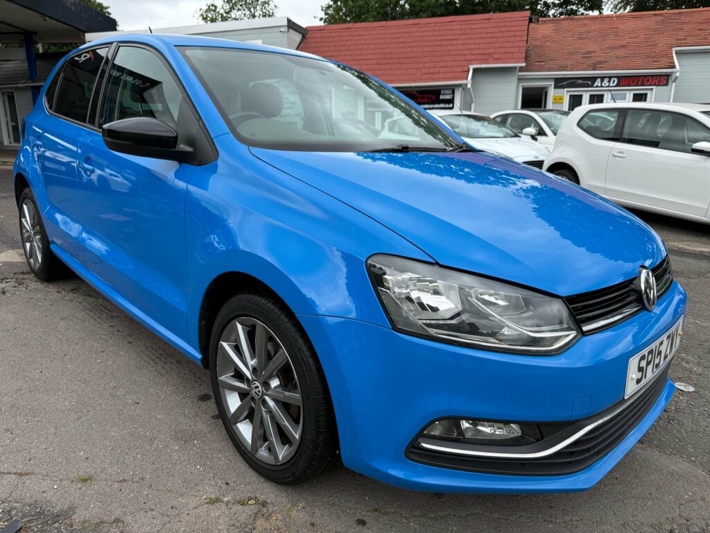 Volkswagen Polo 1.0 Bluemotion Tech Se Design Euro 6 Ss Blue