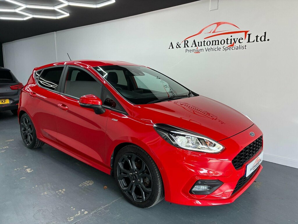 Ford Fiesta 1.0T Ecoboost Mhev St-line Edition Euro 6 Ss Red