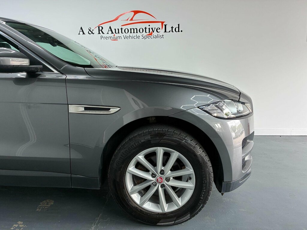 Jaguar F-Pace Suv 2.0 D180 Portfolio Awd Euro 6 Ss Silver #12