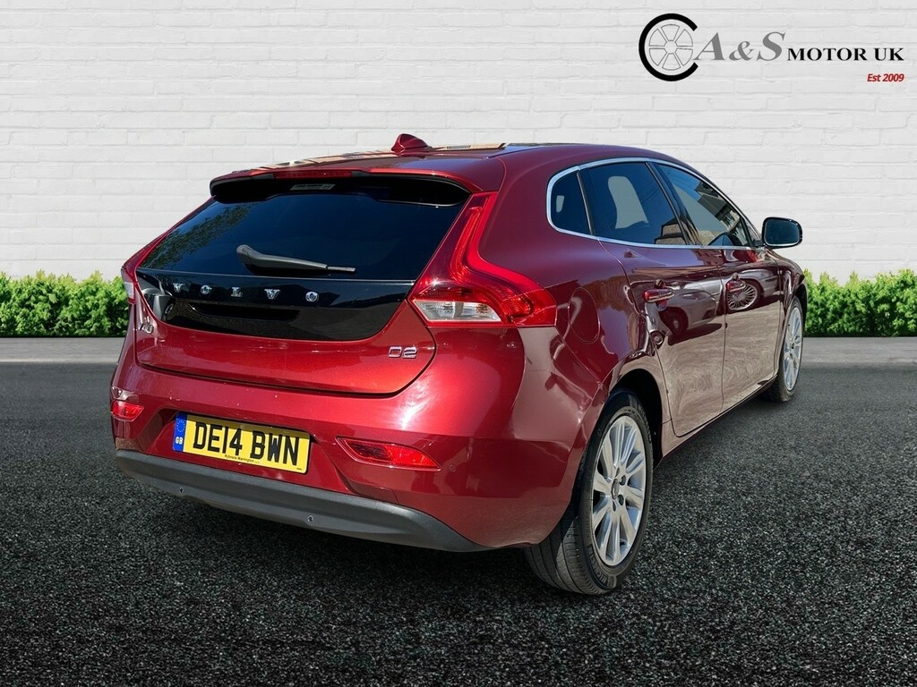 Volvo V40 Hatchback 1.6 D2 Se Lux 201414 DE14BWN Red #4