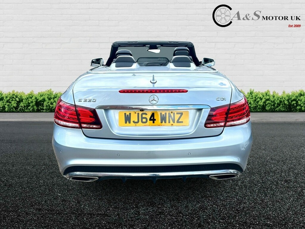 Mercedes-Benz E Class Convertible 2.1 E220 Cdi Amg Sport 201464 WJ64WNZ Silver #5
