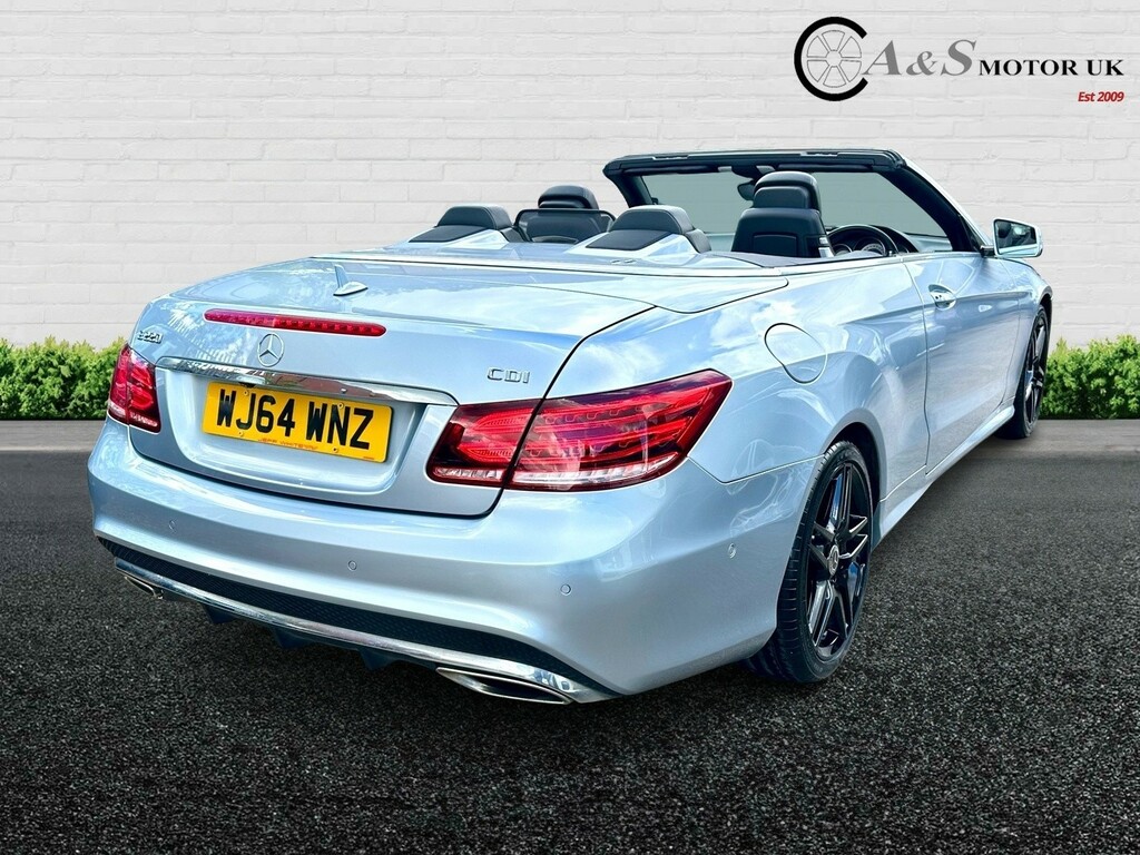 Mercedes-Benz E Class Convertible 2.1 E220 Cdi Amg Sport 201464 WJ64WNZ Silver #4