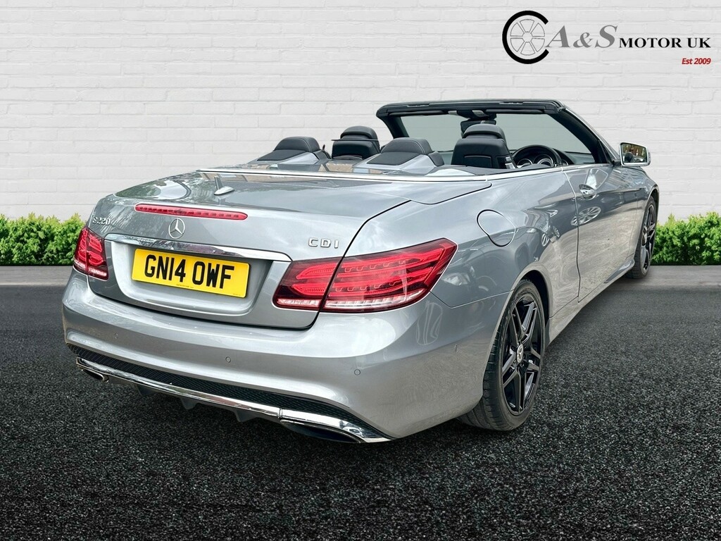 Mercedes-Benz E Class Convertible 2.1 E220 Cdi Amg Sport 201414 GN14OWF Silver #4