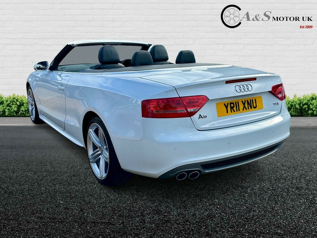 Audi A5 Convertible 2.0 Tdi S Line 201111 White #6