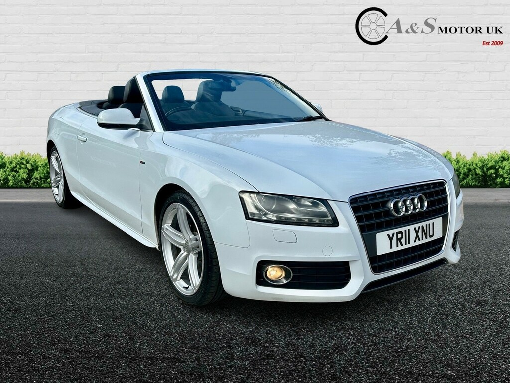 Audi A5 Convertible 2.0 Tdi S Line 201111 White #3
