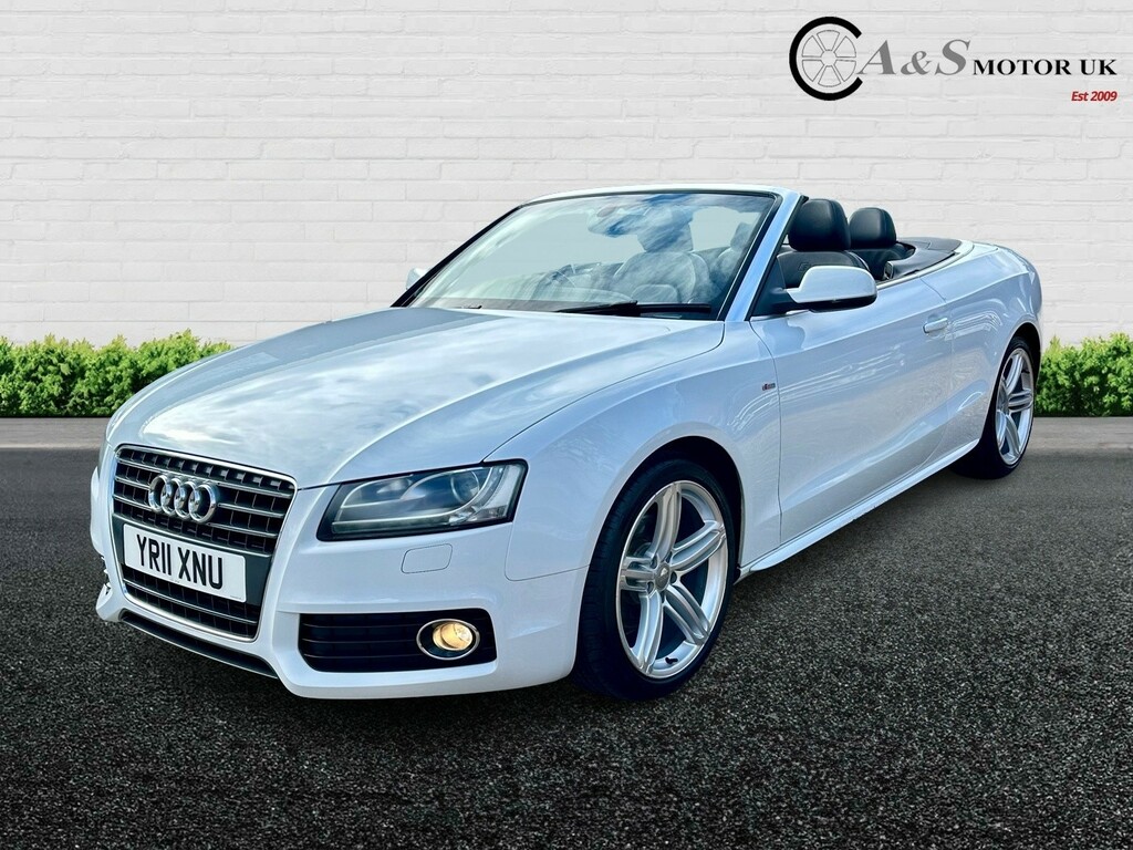 Audi A5 Convertible 2.0 Tdi S Line 201111 White