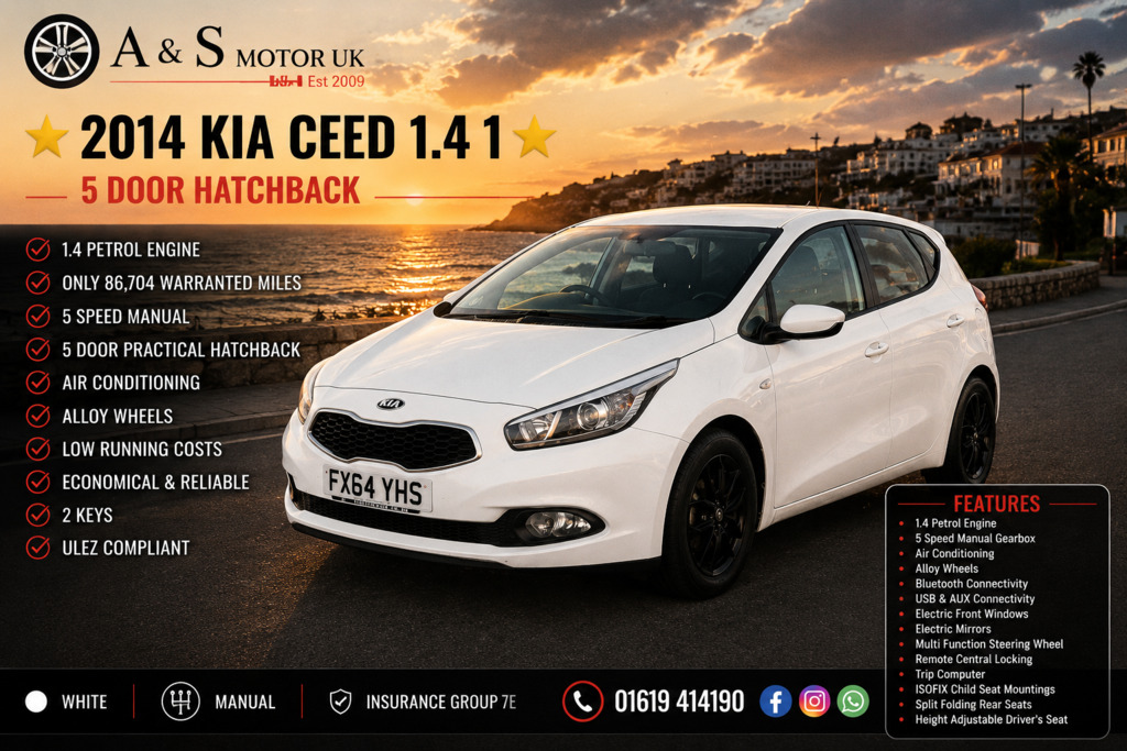 Kia Ceed 1.4 1 White