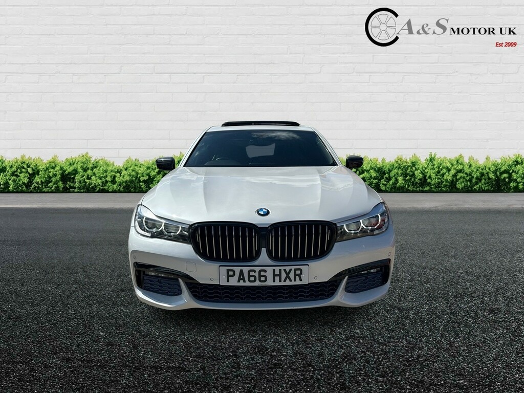 BMW 7 Series 3.0 730Ld M Sport Saloon White #2