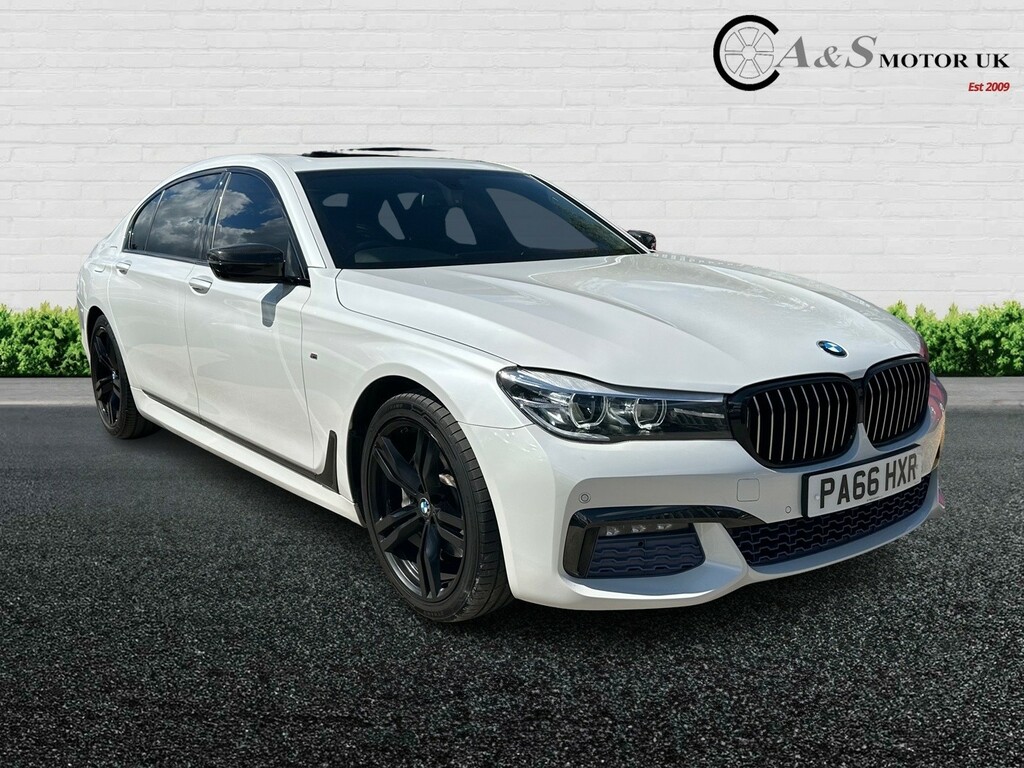 BMW 7 Series 3.0 730Ld M Sport Saloon White #3