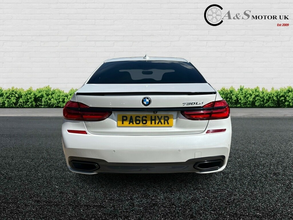 BMW 7 Series 3.0 730Ld M Sport Saloon White #5