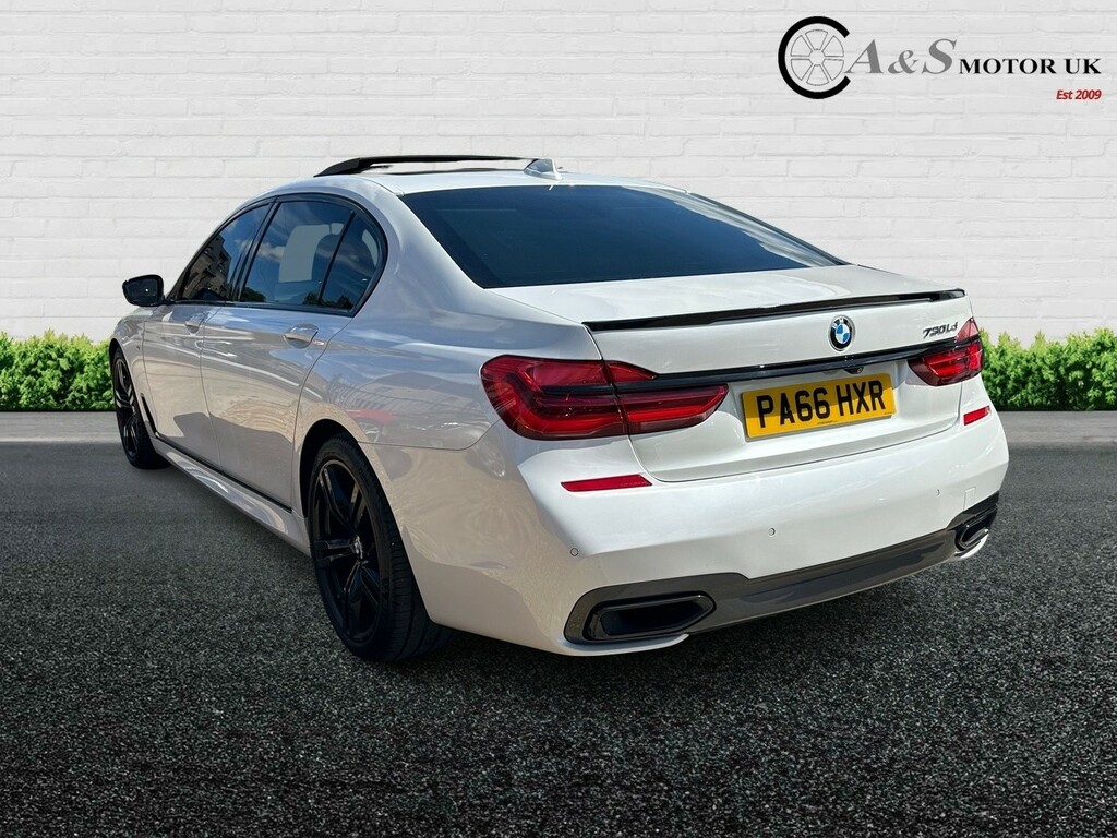BMW 7 Series 3.0 730Ld M Sport Saloon White #6