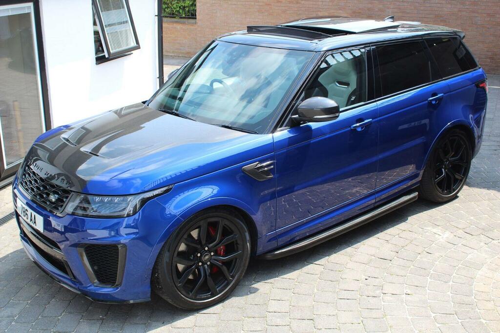 Land Rover Range Rover Sport 5.0 P575 V8 Svr Carbon Edition 4Wd Euro 6 S Blue