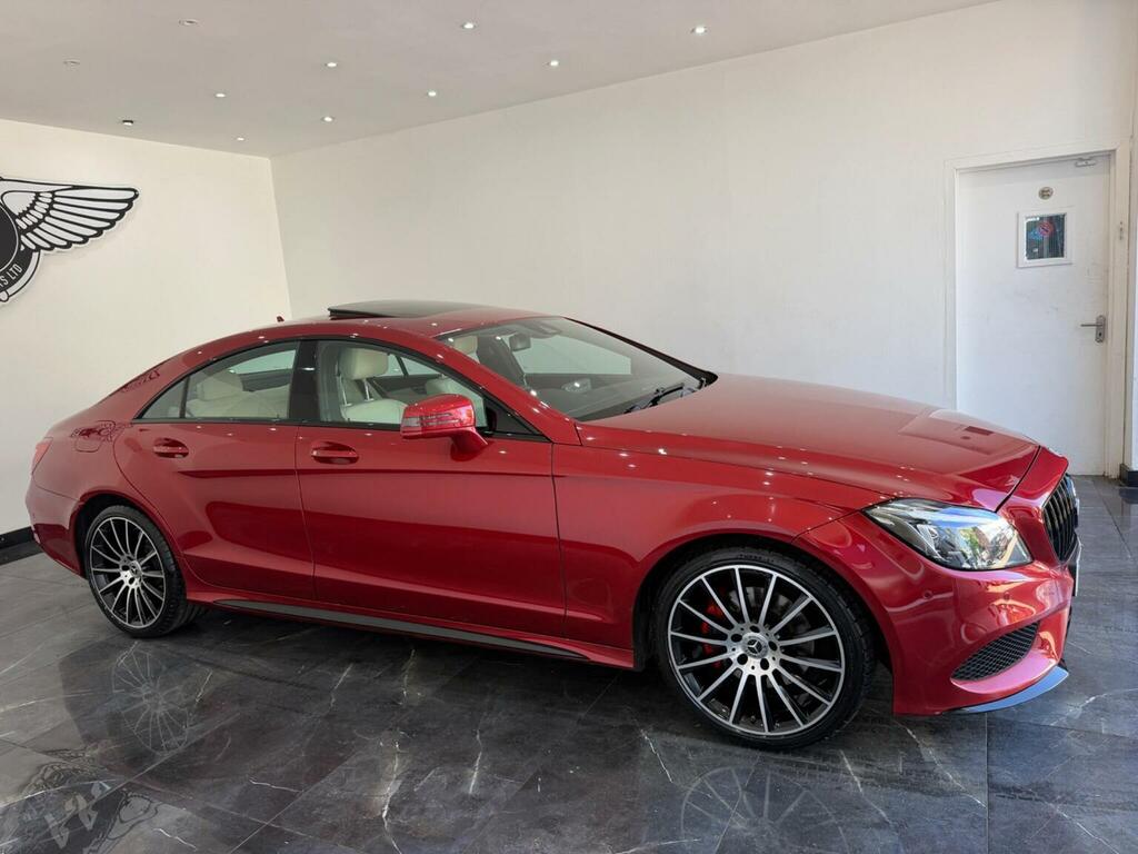 Mercedes-Benz CLS 2.1 Cls220 Bluetec Amg Line Coupe G-tronic Euro 6 Red #6